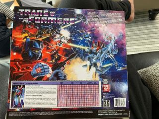 Transformers Vintage G1 Walmart Reissue Decepticon Air Commander Starscream 4