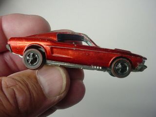Vintage Red Line Hot Wheels 1967 Custom Mustang