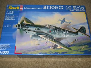 1/32 Revell Messerschmitt Bf - 109 G - 10 Erla Bubi Hartmann Parts Factory