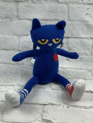 Merrymakers Pete The Cat Plush Doll 10” In Blue Children 