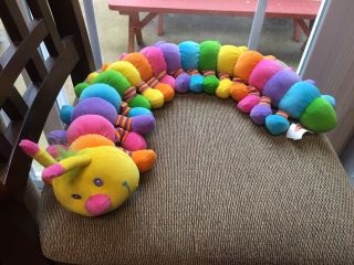 Melissa & Doug Longfellow Caterpillar,  Long Rainbow Colorful Plush,  Soft Toy,  Kids