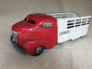Wyandotte Marx Shark Nose Express Truck.  Large.  Charming Toy 1940 