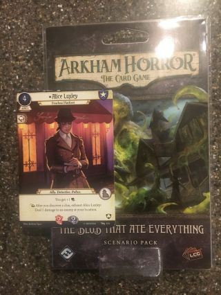 Arkham Horror Lcg The Blob That Ate Everything Gencon With Promo.  See Photos.