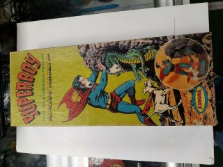 Vintage 1964 - 1965 Aurora Superboy Model Kit Box (box Only)