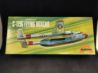 Aurora Fairchild C - 119g Flying Boxcar Plastic Model Kit 393 (1969)