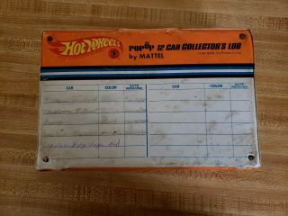 1967 Hot Wheels Pop up Carry Case 12 car collector pack w/ 1967 Dedra red line 3