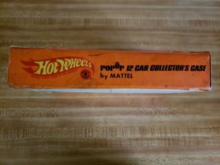 1967 Hot Wheels Pop up Carry Case 12 car collector pack w/ 1967 Dedra red line 5