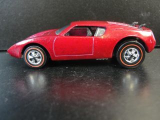Vintage 1970 Hot Wheels Red Line Amx/2 In Nm/mint Shape W/badge Red