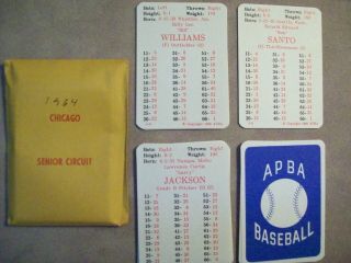 1964r Apba Baseball Cards Complete - 1989 Printing