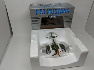 Franklin Armour Art 98006 P - 51 Mustang " Old Crow " Usaaf Wwii Aces 1:48