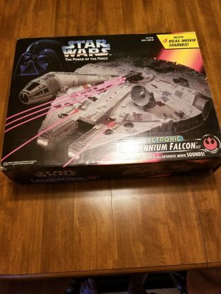 Star Wars Electronic Millennium Falcon Power Of The Force 1995 - Kenner