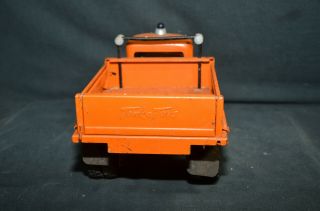 Vintage Metal Tonka Toys State Hi Way Dept Orange Dump Truck 1950 7