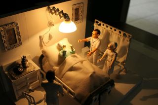 The Twilight Zone Custom Episode 42 Diorama - Eye Of The Beholder Hospital Room