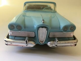 Edsel - 1958 Baby Blue,  Convertible,  Plastic Toy Car - Issue