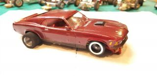 Vintage 1/32 Slot Car Mustang Scratch Built 1960s Parma Revell
