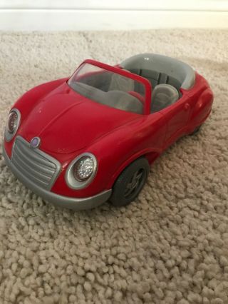 2002 Rare Fisher Price Loving Family Red Convertible Car Htf Dollhouse