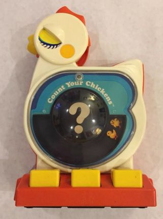 Vintage 1977 Count Your Chickens Game By Tomy - Great Learn To Count
