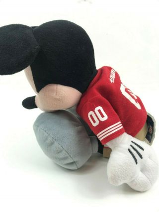 Disney Mickey Mouse Wearing NFL 49ERS San Francisco Outfit Plush 3
