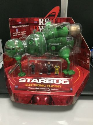 Red Dwarf Starbug Electronic Playset With (4) Figures 2004 Vhtf Classic Series