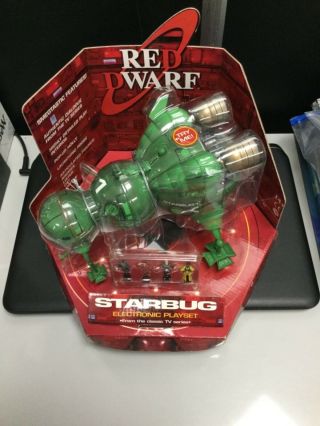 RED DWARF STARBUG ELECTRONIC PLAYSET WITH (4) FIGURES 2004 VHTF CLASSIC SERIES 2