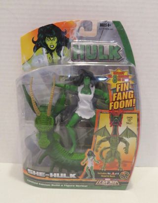 Marvel Legends She - Hulk Fin Fang Foom Baf Series Action Figure