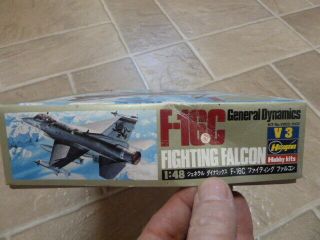 Hasegawa F - 16C FIGHTING FALCON 1/48 Scale Plastic Model Kit UNBUILT 2