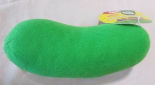 Veggie Tales Bean Bag Plush Stuffed Toy Larry The Cucumber Fisher - Price 2000 Tag 2