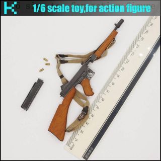Y54 - 122 1/6 Scale Soldier Story Metal M1928a1 Thompson Submachine Gun