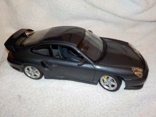 Autoart Porche 911 (996) Turbo Coupe Gt2 Dark Gray 1:18 Htf 77842