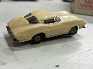 Vintage Aurora HO Slot Car,  TJET 63 Corvette Sting Ray 4