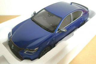 1/18 Kyosho Samurai 18 Lexus Gs F Blue Resin Car Model Read