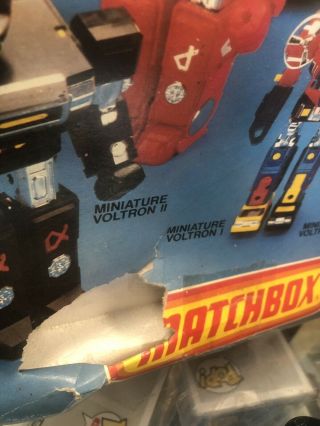 Vintage 1984 Matchbox Voltron III Deluxe Lion Set Defenders of the Universe,  Box 6