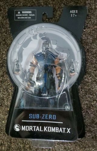 2015 Mezco Mortal Kombat X Sub Zero 6 " In Package