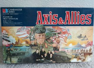 Axis & Allies Board Game Milton Bradley Gamemaster Series - Complete