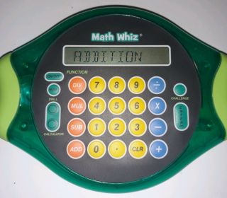 Math Whiz Hand Held Learning Game Green El - 8899 Educational Insights Electronic