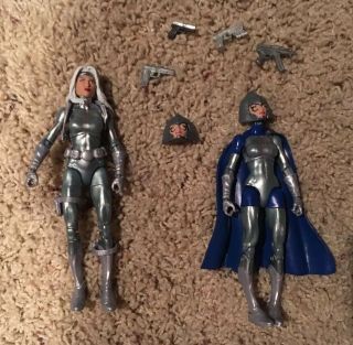 Marvel Legends Custom Action Figure - Lilandra And Silver Sable