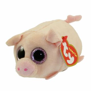 Ty Beanie Boos - Teeny Tys Stackable Plush - Curly The Pig (4 Inch) -