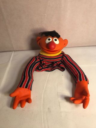 Vintage 1970s Ernie Hand Puppet Sesame Street Jim Henson Muppets