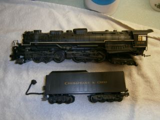 Mth Rail King 20 - 1117lp 2 - 6 - 6 - 6 C&o Allegheny Artiulated 3 Rail Steam Engine C - 8