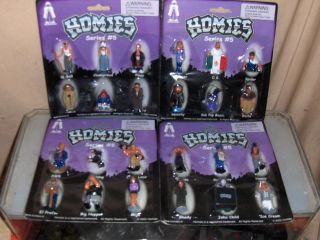 Homies Series 5 Carded Complete Set Of 24 Figures Great For 1:32 Scale