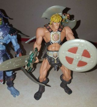Mattel He - Man and Skeletor Masters of the Universe MOTU Figures 2001 Complete 3
