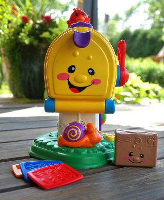 Fisher Price Laugh & Learn Musical Mailbox Complete 3 Letters & Pkg Talks Sings