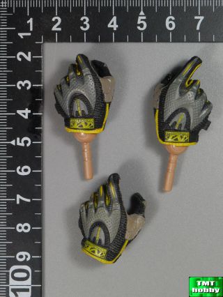 1:6 Scale Vts The Darkzone Renegade Vm - 018 - Tactical Gloves X 3