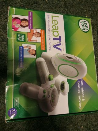 Leapfrog Leaptv Educational Video Game Console System Bundle W/ Accessories