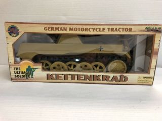 21st CENTURY TOYS ULTIMATE SOLDIER KETTENKRAD GERMAN MOTORCYCLE TRACTOR 1/6 SC. 2