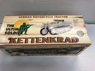 21st CENTURY TOYS ULTIMATE SOLDIER KETTENKRAD GERMAN MOTORCYCLE TRACTOR 1/6 SC. 7