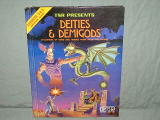 Ad&d 1st Edition Hardback - Deities & Demigods (vintage 1980 And Exc -)