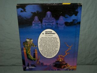 AD&D 1st Edition Hardback - DEITIES & DEMIGODS (VINTAGE 1980 and EXC -) 3