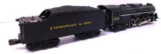 MTH 30 - 1128 - 1 Chesapeake & Ohio 2 - 8 - 4 Berkshire Locomotive w/Proto - Sound 1.  0 6