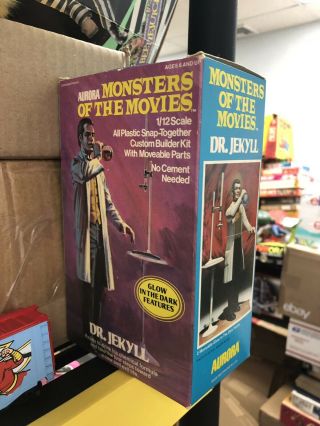 Aurora Monsters of the Movies Dr.  Jekyll Built Up Really Rare 4
